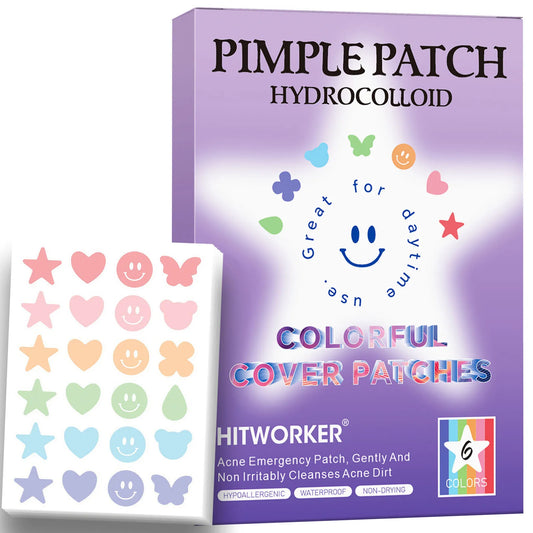 Invisible Hydrocolloid Acne Patches – Waterproof, All Skin Types Acne Patch Peaceful Pleasures Health and Wellness
