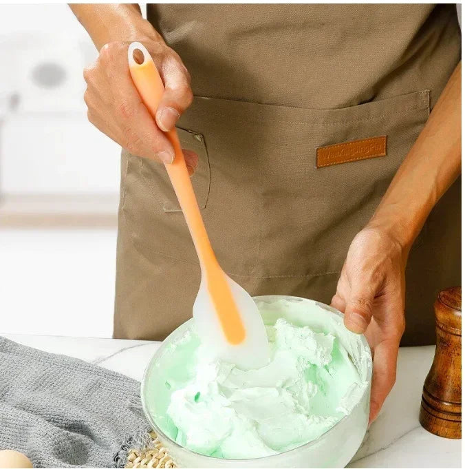 Silicone Spatula & Cake Scraper | High-Heat Pastry Tools