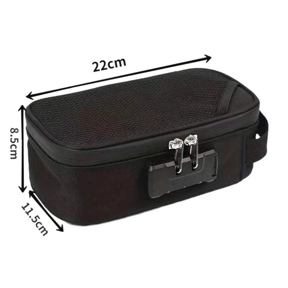 Large Smell Proof Bag with Combo Lock & Activated Carbon