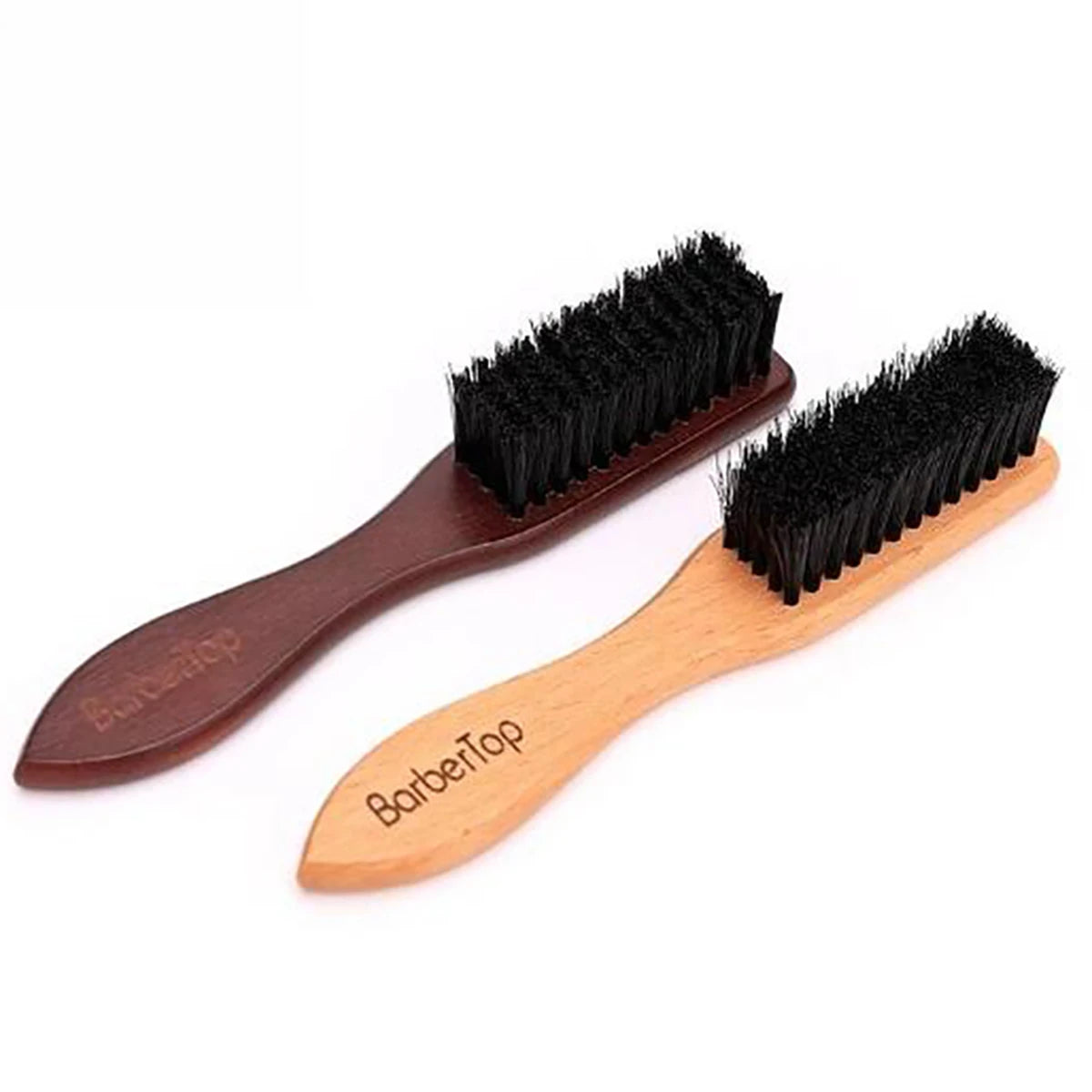 Barbershop Wooden Handle Boar Bristle Beard Brush Soft Hair Cleaning Brush Broken Hair Remove Comb Salon Men Beard Shaving Tools Peaceful Pleasures Health and Wellness