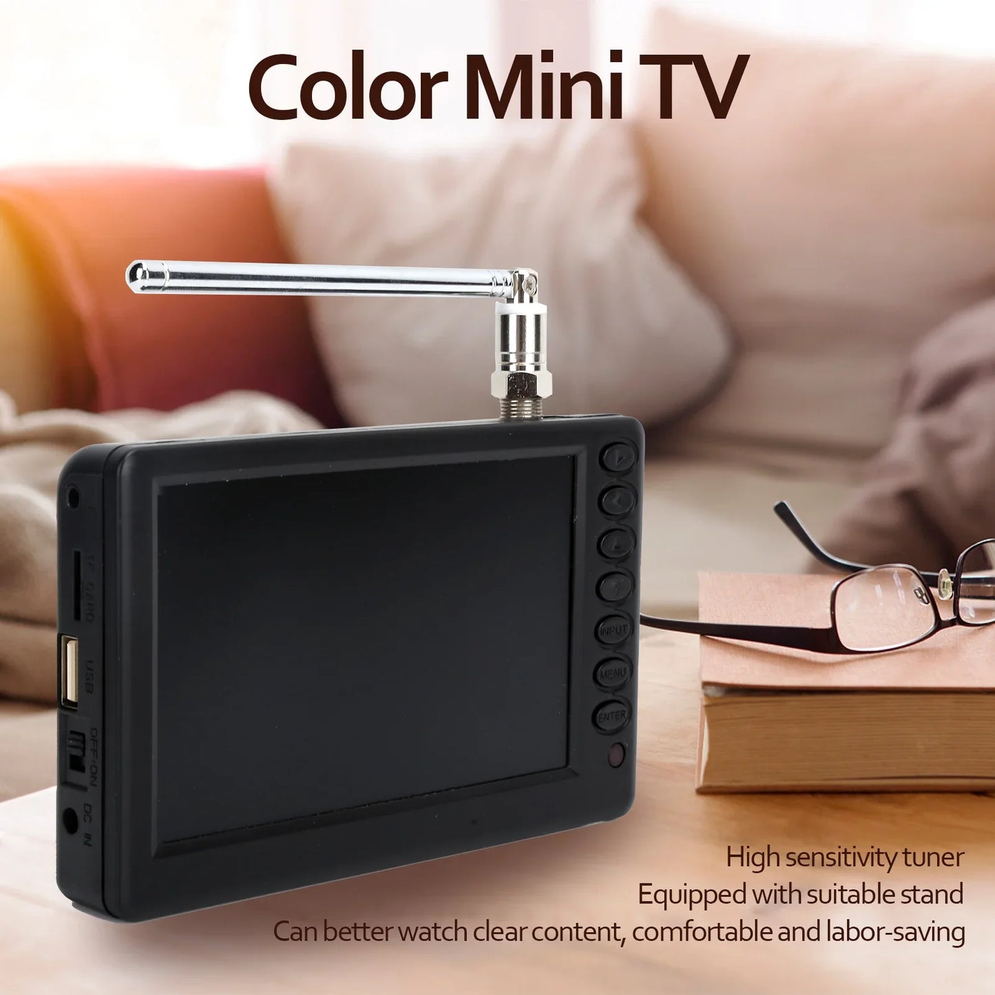 LEADSTAR 5" Portable ATSC Digital TV – Car, Camp & Kitchen