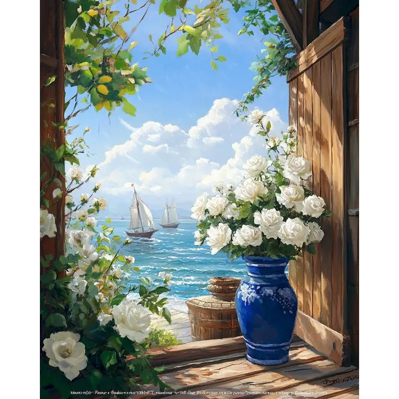 Art Decor Paintings for Living Room, Bedroom, Perfect as Gifts Peaceful Pleasures Health and Wellness 11-1 50x70cm Unframed