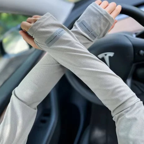 UV Sun Protection Cooling Arm Sleeves Super Soft Breathable Moisture-Wicking Arm Sleeves for Basketball Golf Football Summer Peaceful Pleasures Health and Wellness 1pair 2