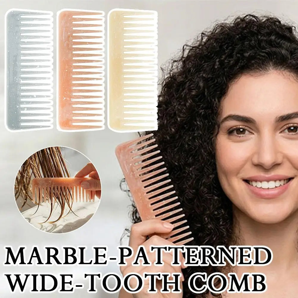 Wide Tooth Detangling Comb | Anti-Static Scalp Massage Comb