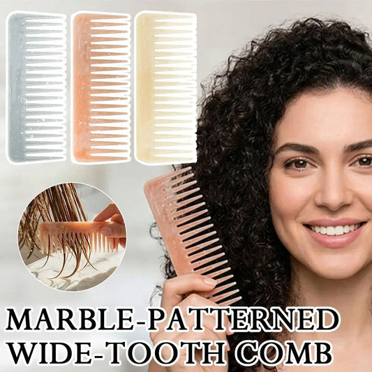 Wide Tooth Detangling Comb | Anti-Static Scalp Massage Comb Wide Tooth Hair Comb Peaceful Pleasures Health and Wellness