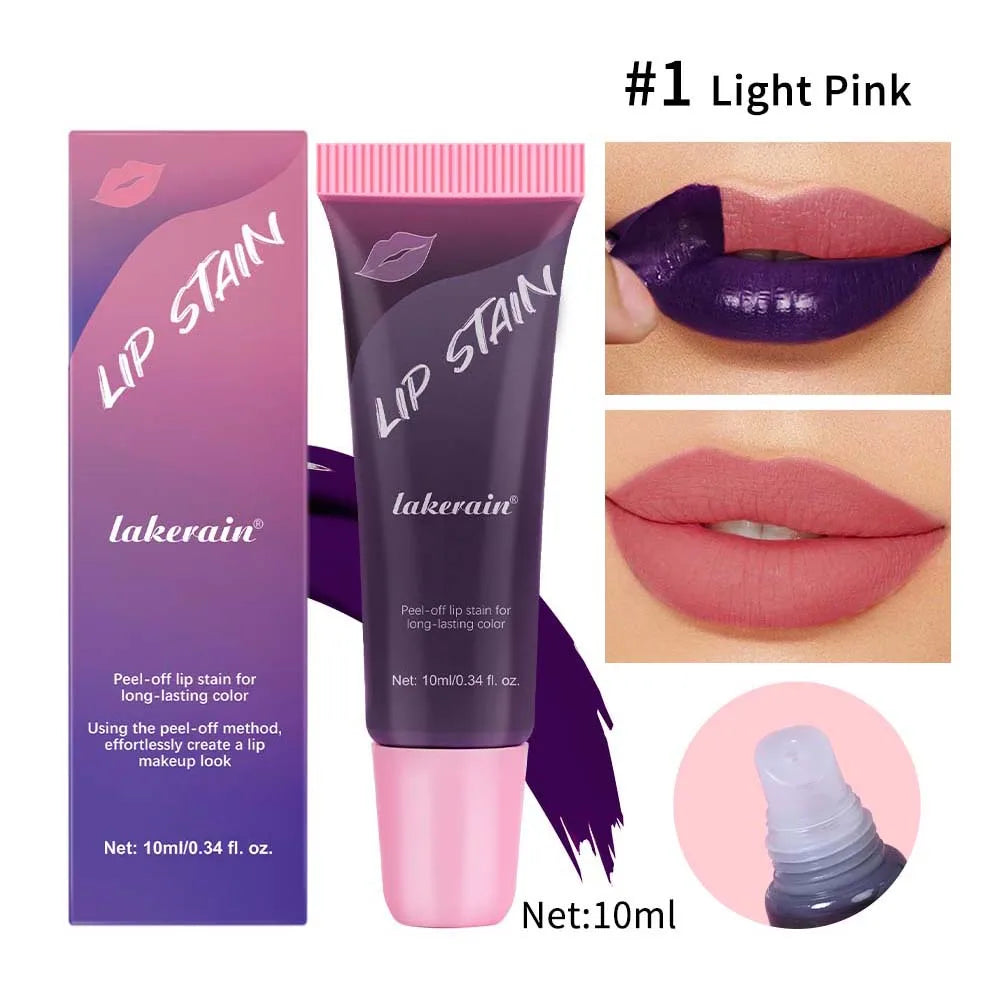 Waterproof Peel Off Lip Stain Tattoo Tint Long Lasting Matte Lip Gloss Lipstick Cosmetics Matte Peaceful Pleasures Health and Wellness 1