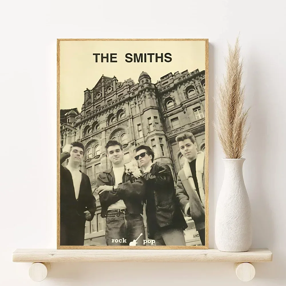 The Smiths Rock Band Minimalist Canvas Poster | Wall Art Print Canvas Wall Art Peaceful Pleasures Health and Wellness z5 50x70cm Unframed