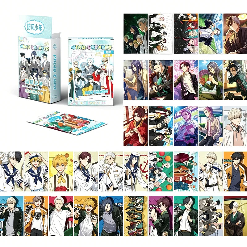 Wind Breaker Lomo Cards Anime Photocards Haruka Sakura Hajime Double