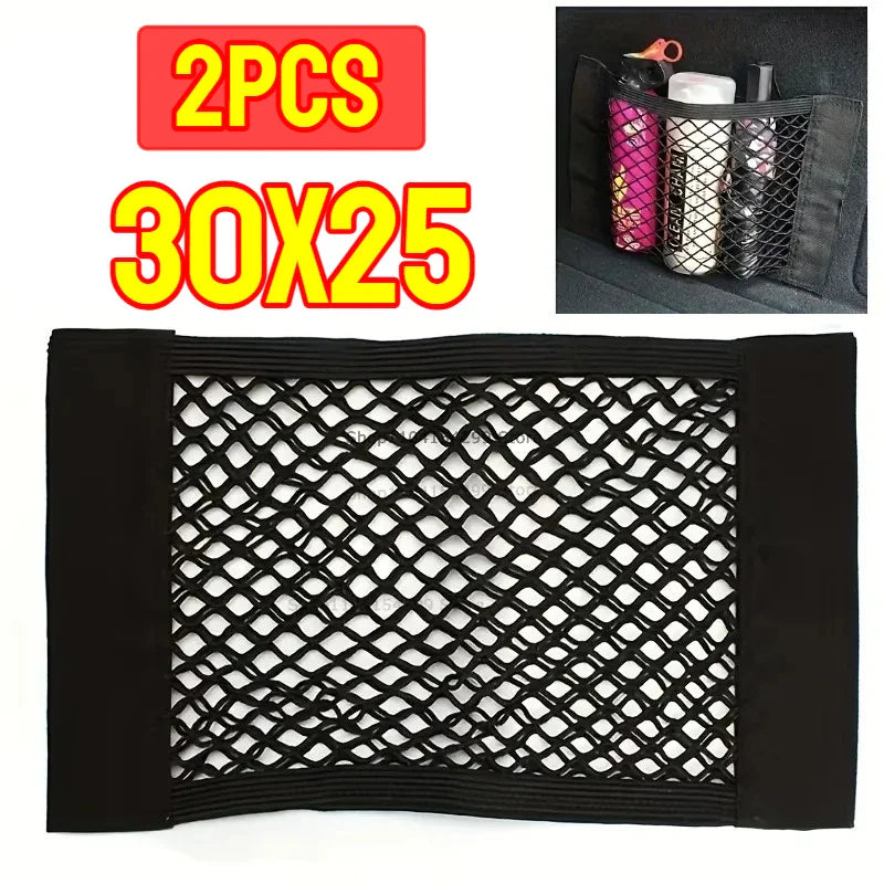 Universal Car Trunk Organizer Elastic Mesh Net Storage Bag