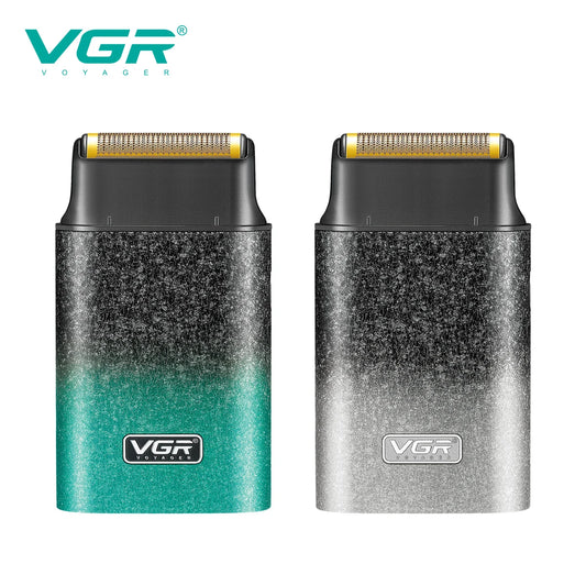 VGR New Reciprocating Shaver Gradient Matte Body Men's Shaver Convenient Home Travel Shaver Hair Removal and Whitening V-326 Peaceful Pleasures Health and Wellness