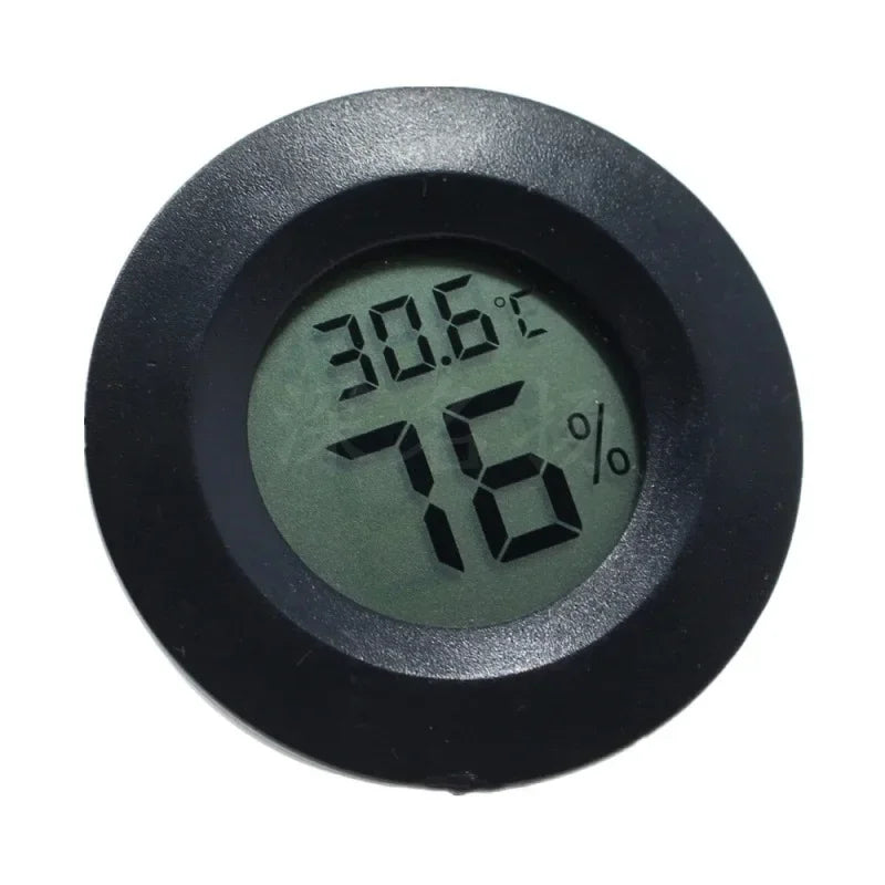 Reptile Aquarium Accessories Temperature Sensor High Precision Digital Humidifier Thermometer Pet Products Air Conditioning Peaceful Pleasures Health and Wellness Black