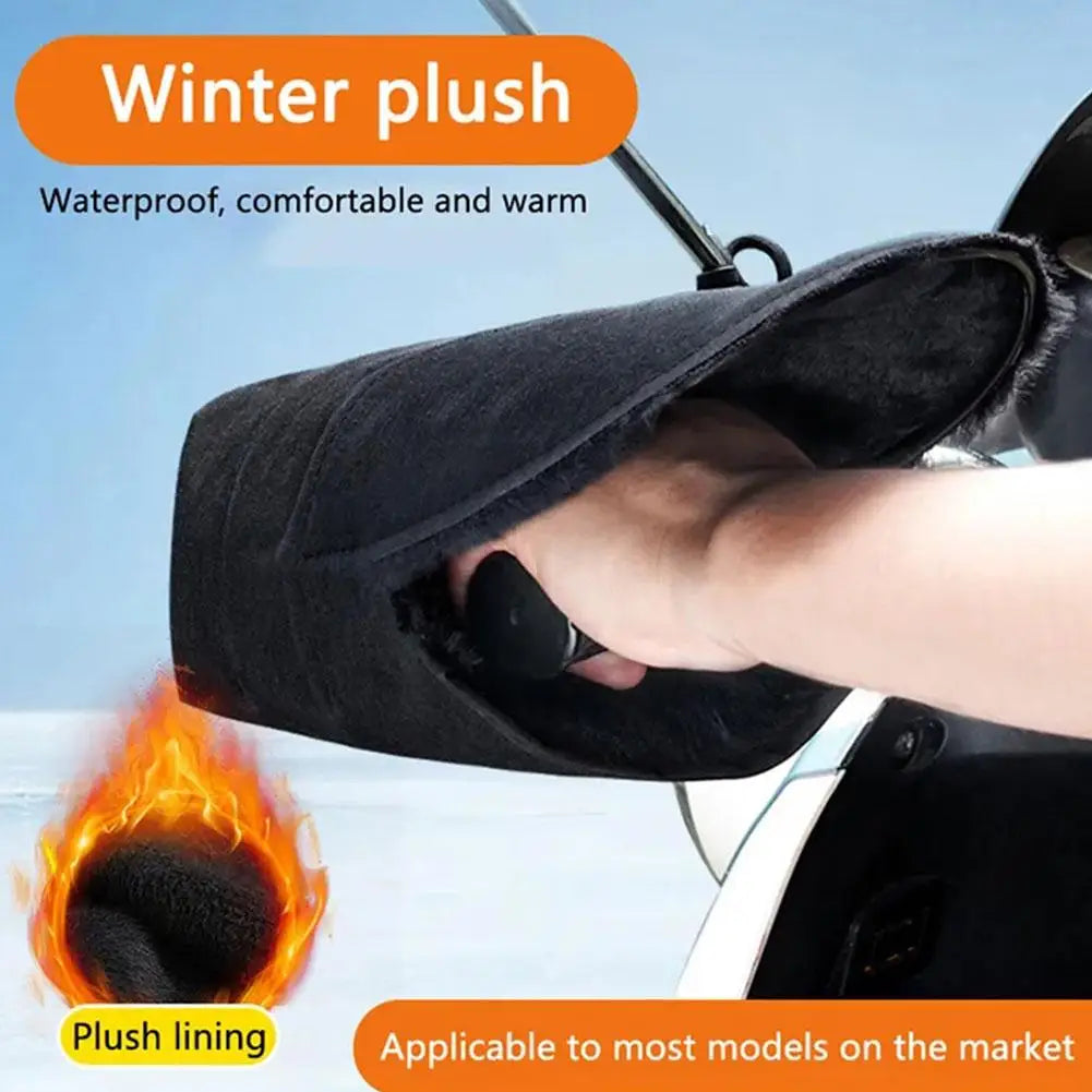 Motorcycle Handlebar Gloves – Waterproof, Windproof & UV Guard