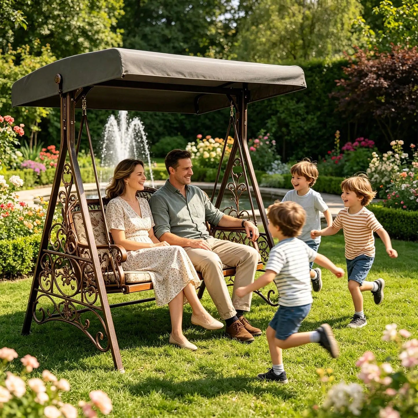 75x47" Waterproof UV-Resistant Swing Canopy Replacement Cover