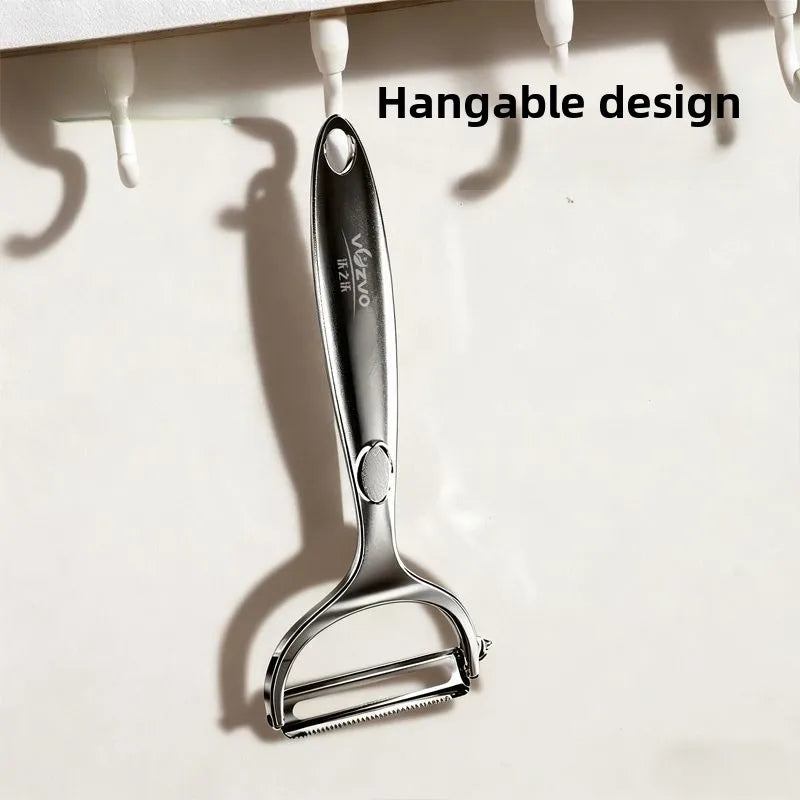 Stainless Steel Peeler Kitchen Potato Peeler Household Multifunctional Vegetable Fruit Peeling Tool Kitchen Accessories Peaceful Pleasures Health and Wellness