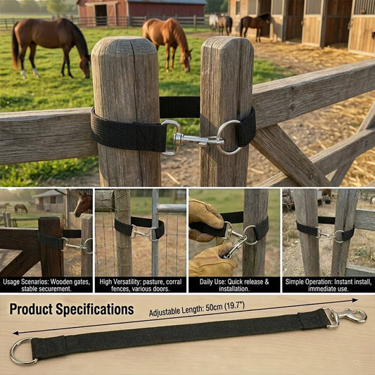 Marek Door Latch Ropes Single-loop Noose Horse Fences Livestock Pen Peaceful Pleasures Health and Wellness