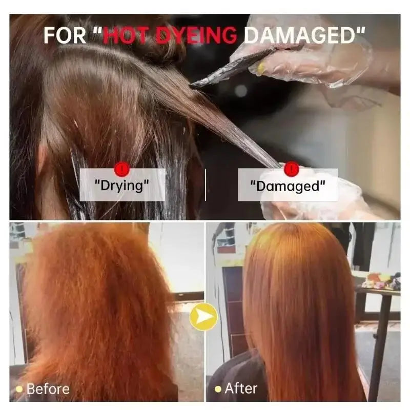 Keratin Hair Mask – Frizz Control, Deep Repair & Hyaluronic Acid