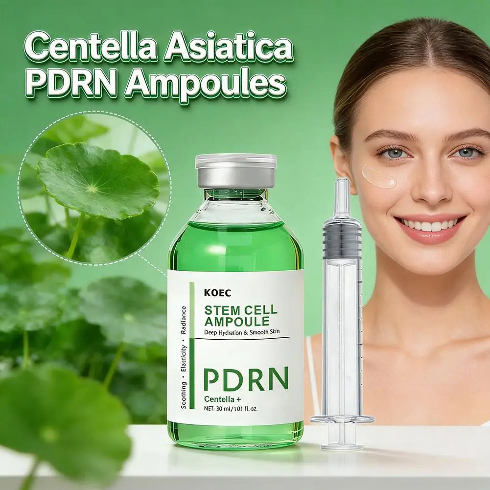 Centella PDRN Salmon Ampoule Serum Advanced Deep Repair Skin Barrier Serum For Face Firming Brightening Facial Essence Peaceful Pleasures Health and Wellness