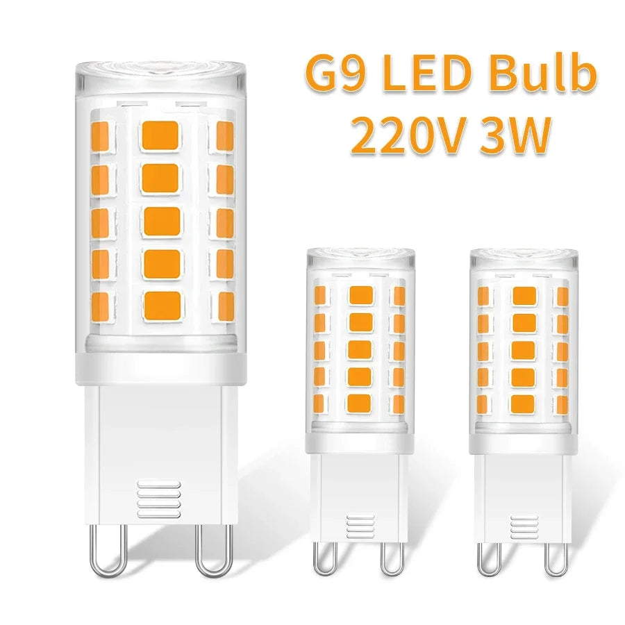 3-Pack G9 LED Bulb 3W 220V Warm White – Halogen Replacement