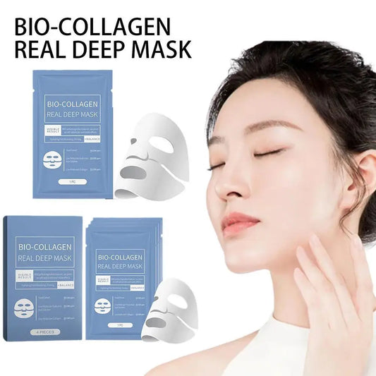 Eelhoe Collagen Facial Mask – Moisturizing, Anti-Wrinkle & Brightening Face Mask (1pc or 4pcs) Peaceful Pleasures Health and Wellness