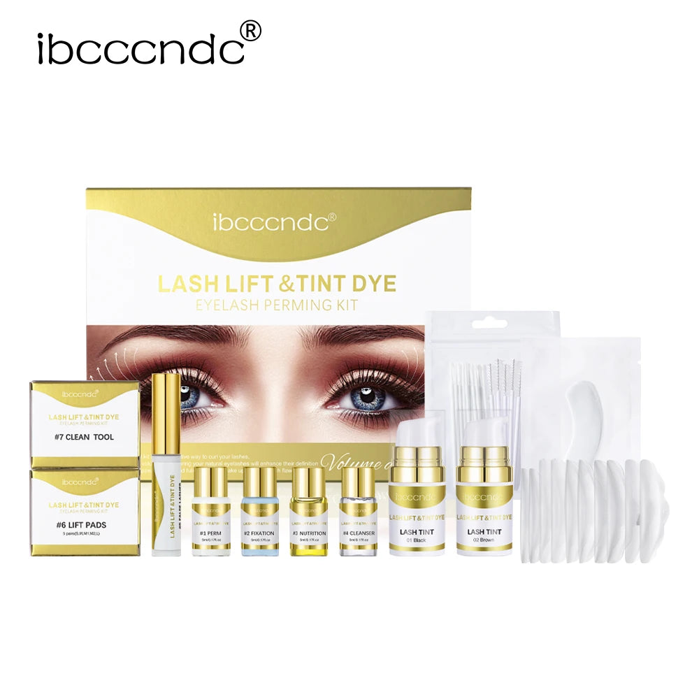 Semi-permanent Brow or Lash Lift and Tint Kit Professional Brow Lamination Eyelash Lifting Perming Lashes Dye Eyes Makeup Peaceful Pleasures Health and Wellness eyelash