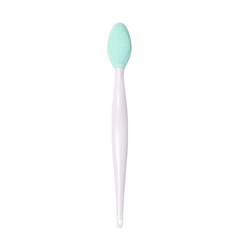 Silicone Double-Sided Face Scrub & Lip Exfoliating Brush