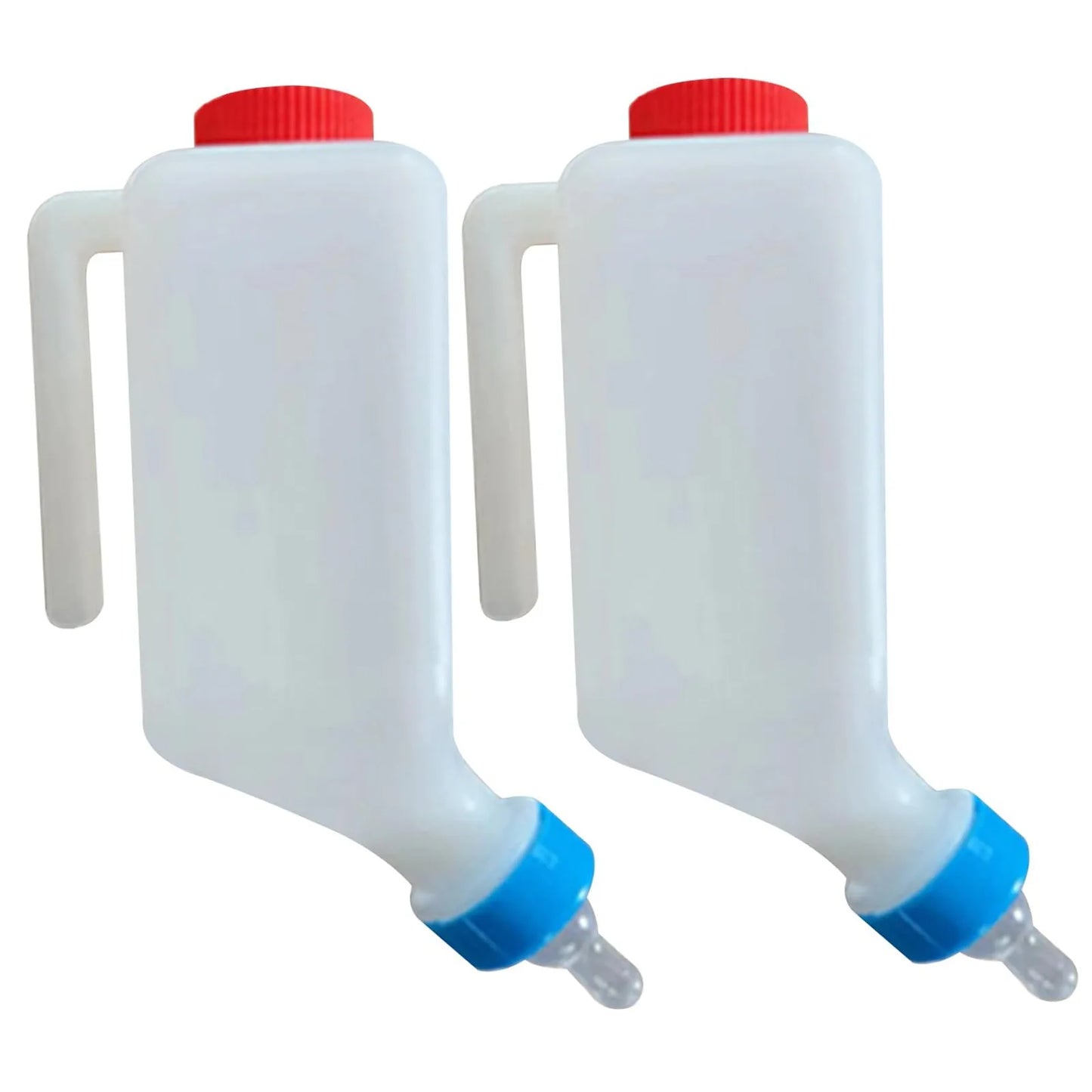 800ml Hanging Lamb & Calf Feeding Bottle with Scale – 2 Pack