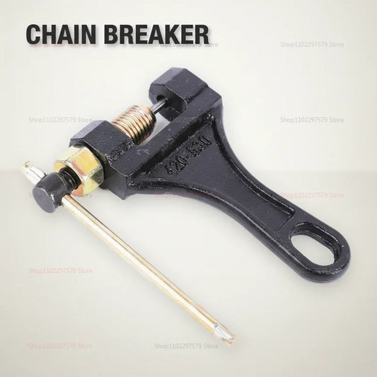 Motorcycle Chain Breaker Chain Link Removal Separator Motor Chain Breaker Riveting Tool 420-530 Motorcycle Parts Repair Tool Peaceful Pleasures Health and Wellness