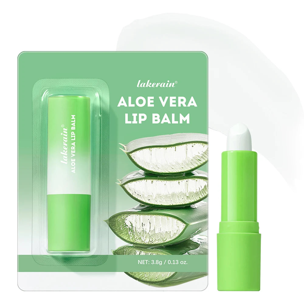 Lip Aloe Balm Nourishing, Refreshing, Hydrating and Moisturizing Preventing Cracking and Repairing Lips Gentle Non Irritating Peaceful Pleasures Health and Wellness 2pcs