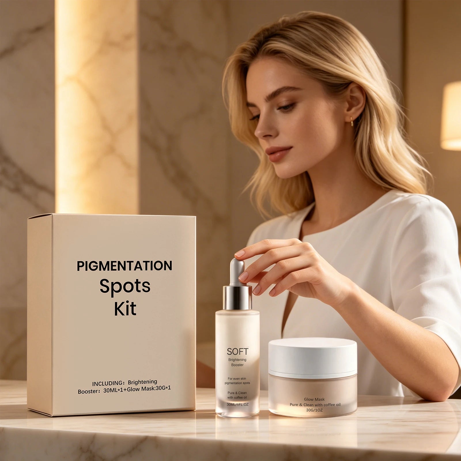 Brightening Essence Mask Set for Glowing Skin Care Peaceful Pleasures Health and Wellness