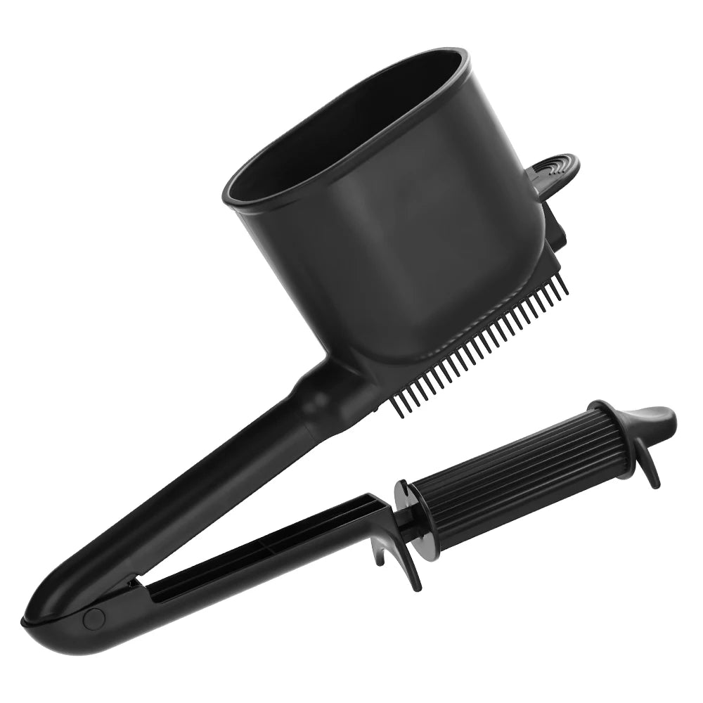 Hair Brush Hairdressing Hair Dye Comb Can Hold Hair Dye Cream Barber Tinting Highlighting Easy Use Practical Hair Styling Tools Peaceful Pleasures Health and Wellness black