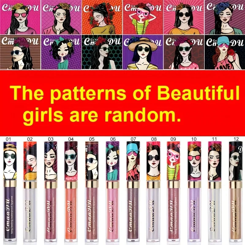 Cmaadu Metallic Shimmer Lip Gloss – Glitter & Long-Lasting Y2K