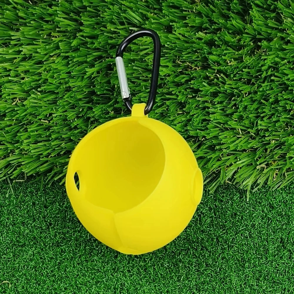 Silicone Park Golf Ball Holder Cover 60mm | Clip-On Sleeve