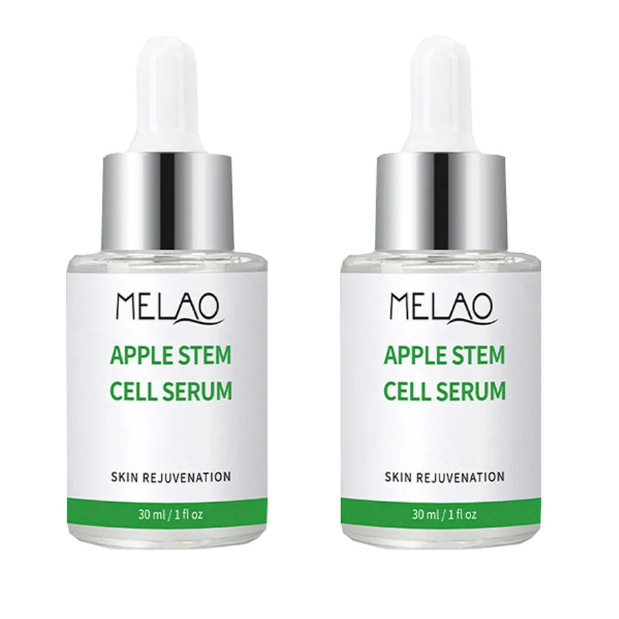 Apple Stem Celll Serum Rejuvenates Skin Diminishes Fine Lines Hydrates Skin, For Radiant and Youthful Skin Firming And Lifting Peaceful Pleasures Health and Wellness 30mlx2 pieces