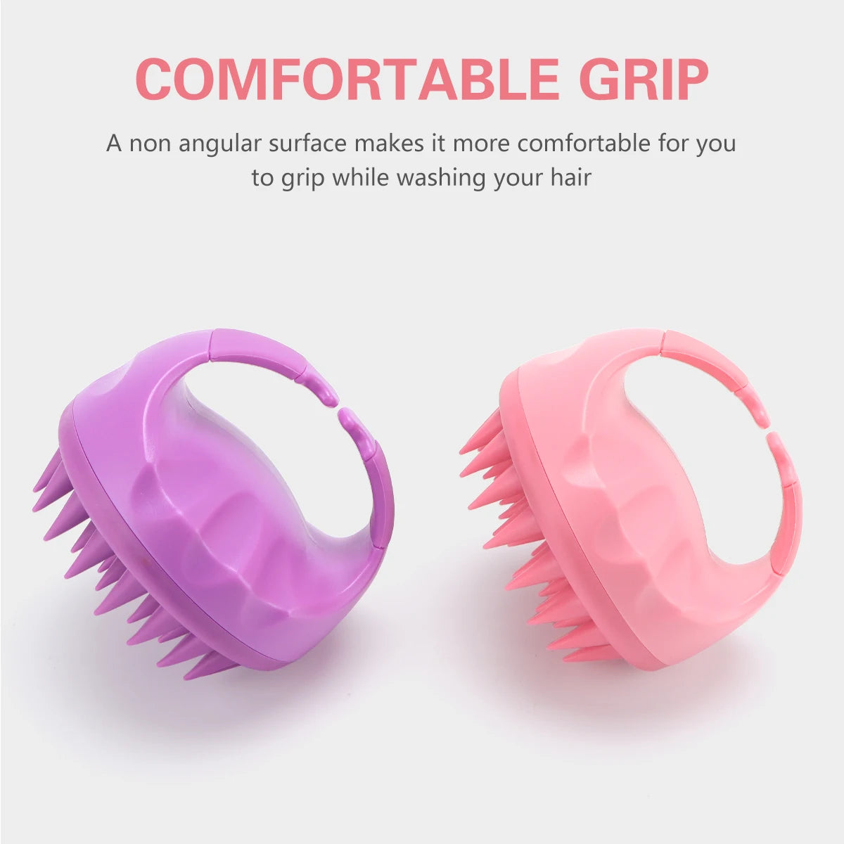 Silicone Scalp Massager Deep Cleansing Shampoo Brush For Itchy Scalp, Professional Hair Care Essential Oil Shampoo Comb Tool Peaceful Pleasures Health and Wellness