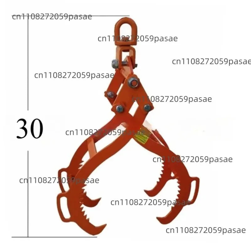 4-Claw Anti-Skid Log Lifting Tongs – Heavy-Duty Wood Clamp