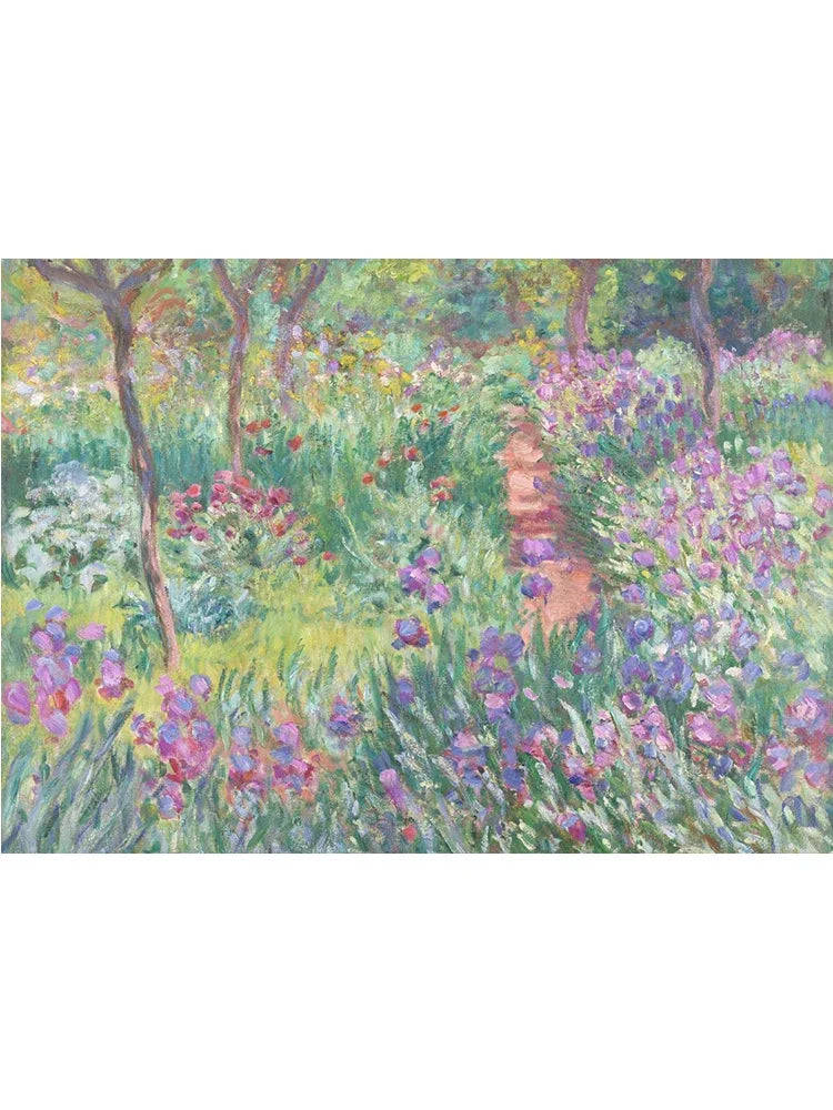 Claude Monet Exhibition Posters Canvas Oil Painting Garden Boat Lake Landscape Nature Landscape Wall Room Home Decor Peaceful Pleasures Health and Wellness