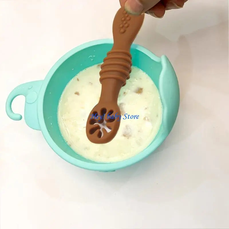 Baby-Led Weaning Silicone Spoon | Self-Feeding Training Utensil