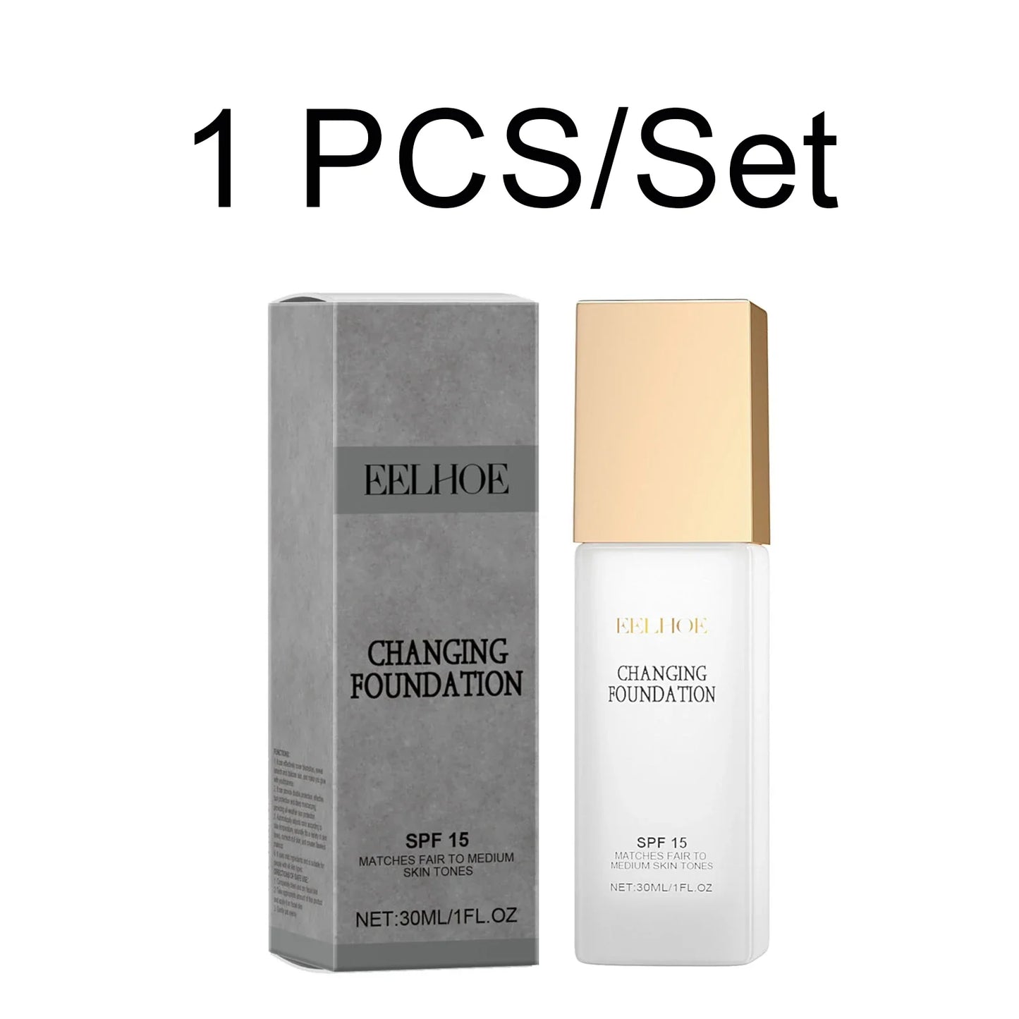 Colour Changing Foundation SPF 15 | Full Coverage 30ml