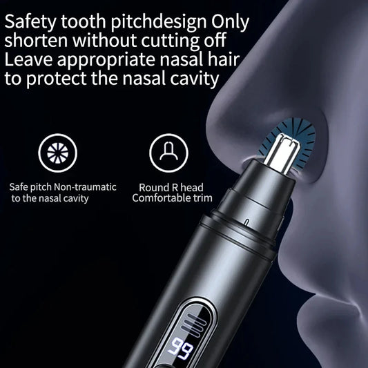 Mini Pocket Nose Hair Trimmer Painless Clipper Nose Ears Hair Eyebrow Waterproof Portable Trimmer For Men Women Peaceful Pleasures Health and Wellness