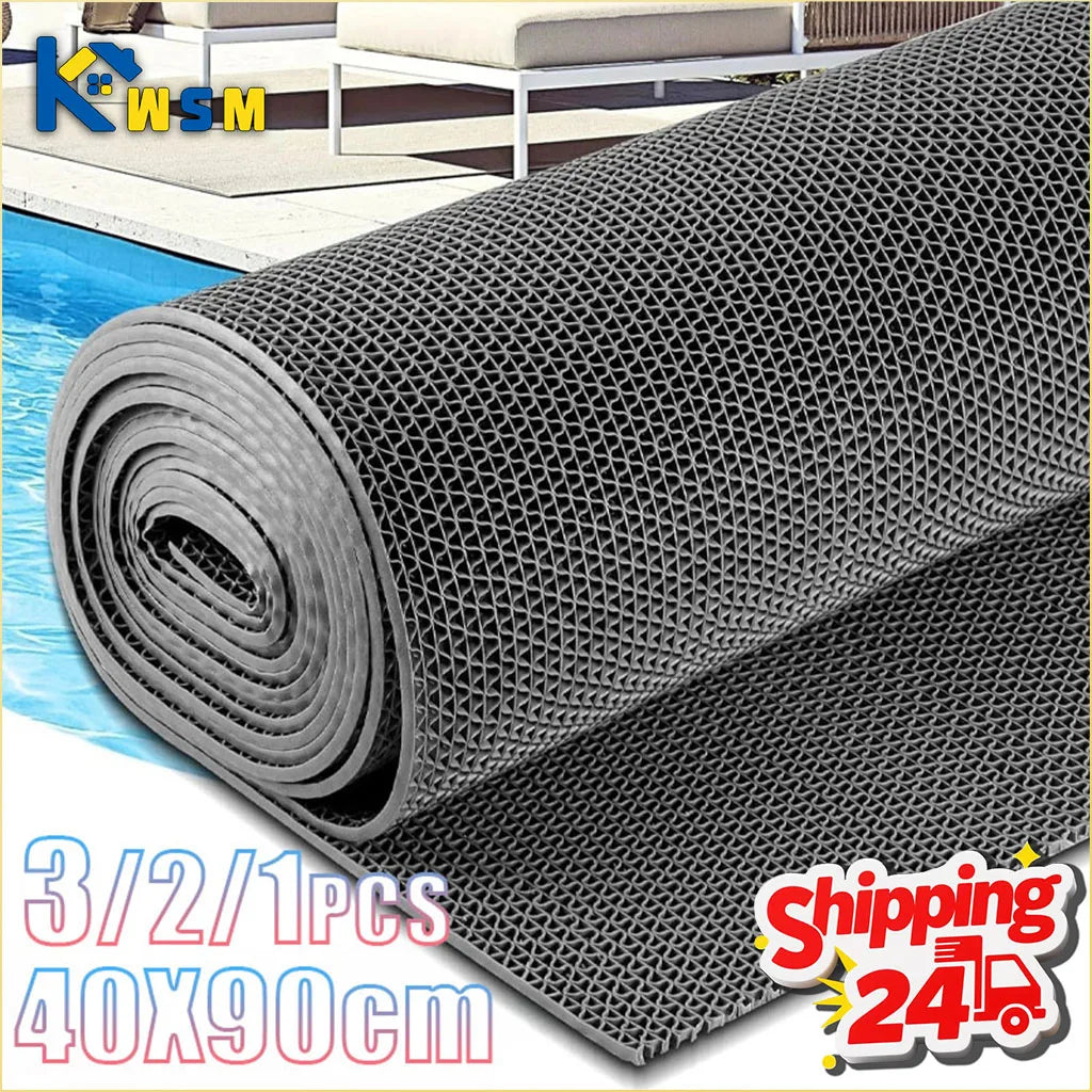 Non-Slip Hollow Drainage Floor Mat – Bath, Shower & Kitchen