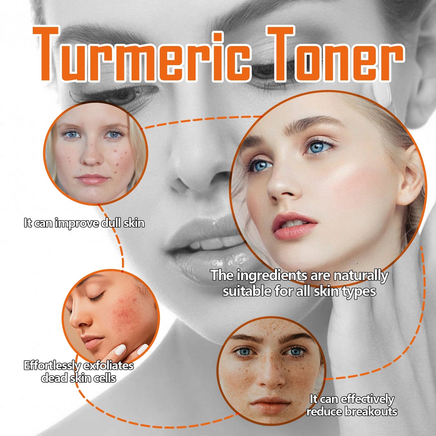 Turmeric Face Toner – Dark Spot Corrector & Brightening
