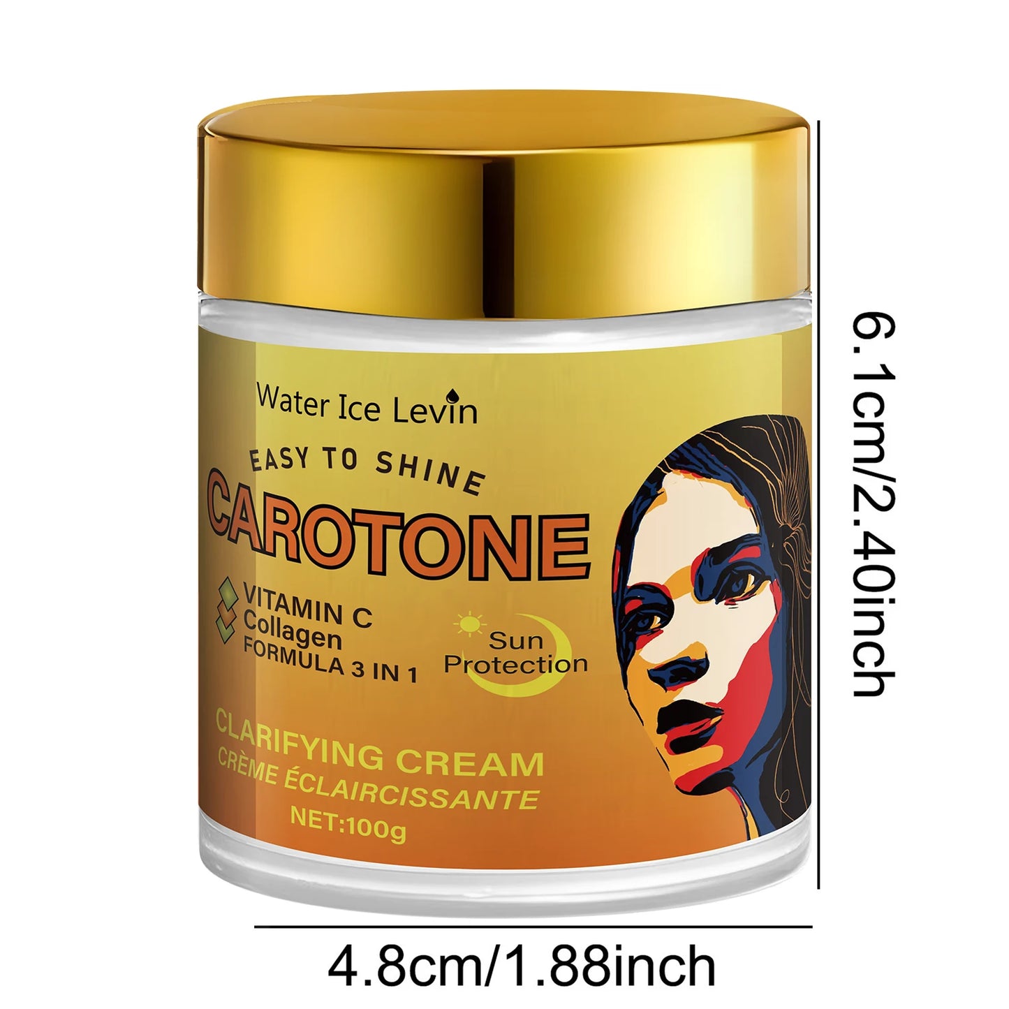 Vitamin C & Collagen Brightening Face Cream SPF 100g Brightening Face Cream Peaceful Pleasures Health and Wellness