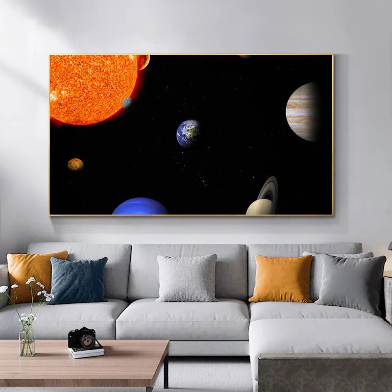 Solar System Pictures Nebula Space Universe Posters and Prints Science Canvas Painting Wall Art for Living Room Decor Cuadros Peaceful Pleasures Health and Wellness w1393 space (9) 30x60cm