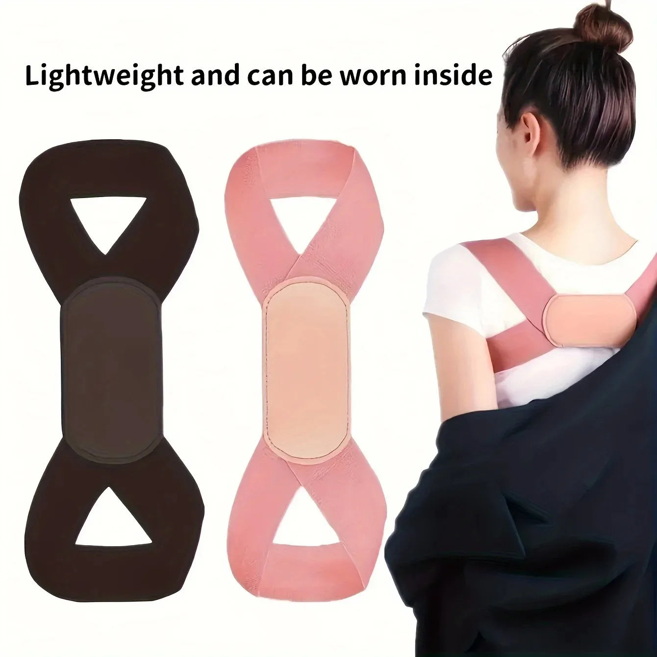 Ladies' breathable invisible posture corrector - fashionable and comfortable back support accessory Peaceful Pleasures Health and Wellness
