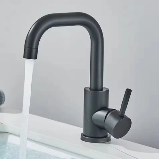 304 Stainless Steel Basin Faucet | 360° Swivel Single Lever Tap Bathroom Basin Faucet Peaceful Pleasures Health and Wellness