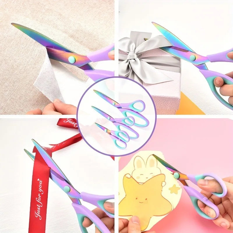 Titanium Craft Scissors Set 3pc – Soft Grip Multipurpose Shears