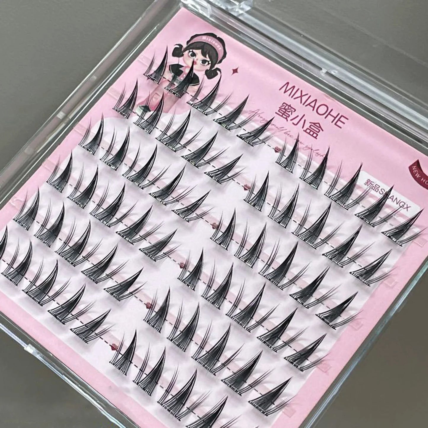 Self Adhesive Lash Clusters Eyelashes Doll Individual Lashes Extension Natural Cat Eye Manga False Eyelashes Cosplay Makeup Peaceful Pleasures Health and Wellness