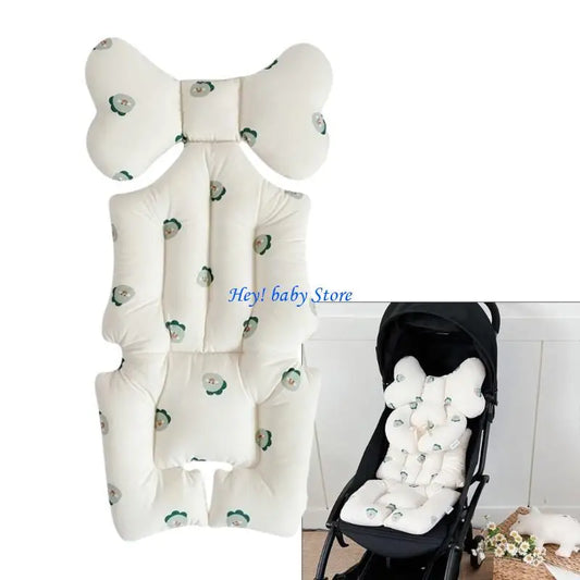 Baby Stroller Cushion Pad – Soft Cotton Infant Seat Mat Stroller Seat Cushion Peaceful Pleasures Health and Wellness