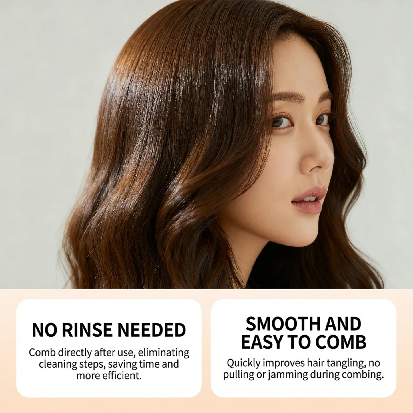 HOEGOA Leave-In Hair Cream – Anti-Frizz Moisturizer 60g
