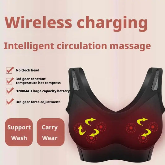 Underwear Massager Electric Breast Enhancement Bra Wireless Massager Underwear Breast Augmentation Lazy Breast Enhancement Peaceful Pleasures Health and Wellness